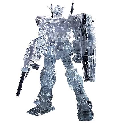 Gundam SDCC 2008 Exclusive Clear Gundam RX-78 2 Figure
